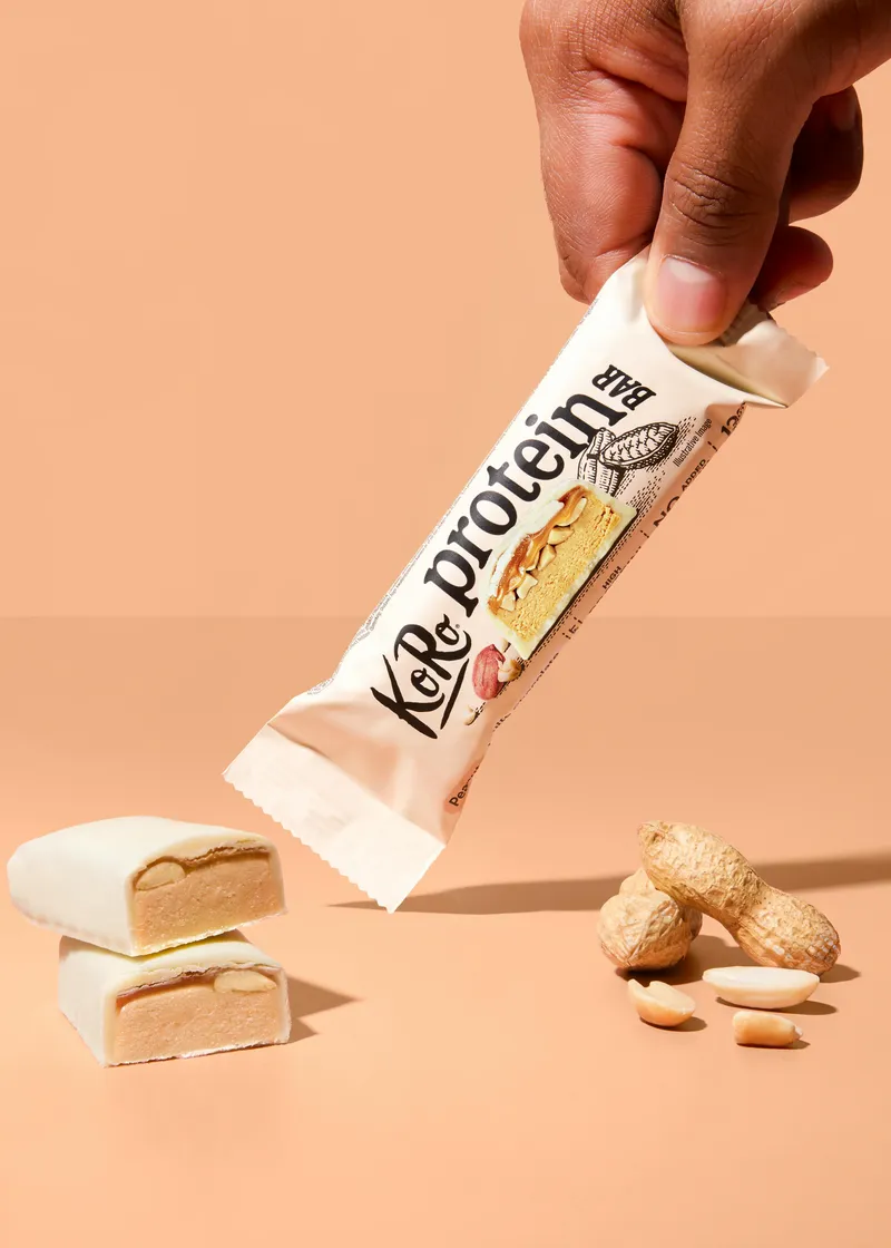 KoRo Soft Protein Bar Peanut White Chocolate | 45 g – Produktbild 3 von 5
