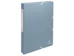Exacompta 8 Exacompta Archivboxen "Autentik", 600 g/m², DIN A4, Gummizug, RB 40 mm, sortiert – Produktbild 1 von 1