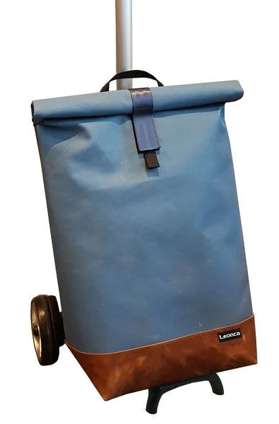 Leonca Leonca Upcycling Einkaufstrolley aus Turnmatte & Lederboden, Turnmatte & lederboden, – Produktbild 2 von 4
