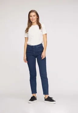 LAURIE LAURIE Damen vegan Jeans Charlotte Regular Ml Dunkelblau Denim – Produktbild 1 von 1