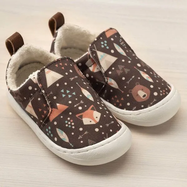 Pololo Pololo Lauflernsneaker "Chico" aus Seaqual Yarn mit Baumwoll-Futter, Größen 20-27, Fuchs, – Produktbild 1 von 4