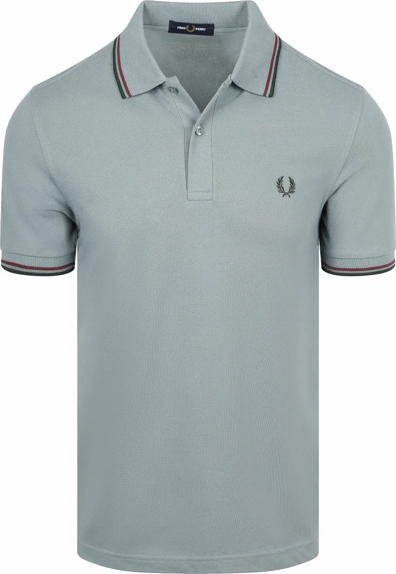 Fred Perry Fred Perry Polo Twin Tipped M3600 Blau 98A - Größe XL, Blau, – Produktbild 2 von 3
