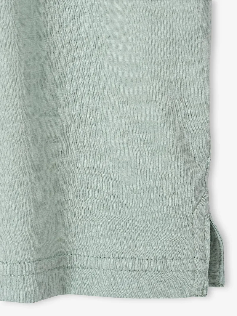 Vertbaudet Jungen Poloshirt klassisch, Mintgrün, – Produktbild 4 von 4