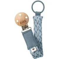 BIBS BIBS Schnullerkette Bio-Baumwolle Pacifier Braid Petrol Blue Maße 22 x 2 cm – Produktbild 1 von 1