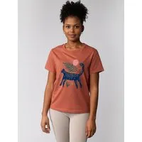 watapparel watapparel T-Shirt Frauen Love and flex, Heritage brown, – Produktbild 1 von 1