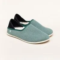 Gottstein Gottstein Linen Slip-on für Damen & Herren - Stylischer Sommerschuh mit rutschfester Gummisohle, Dunkel-grün, – Produktbild 1 von 1