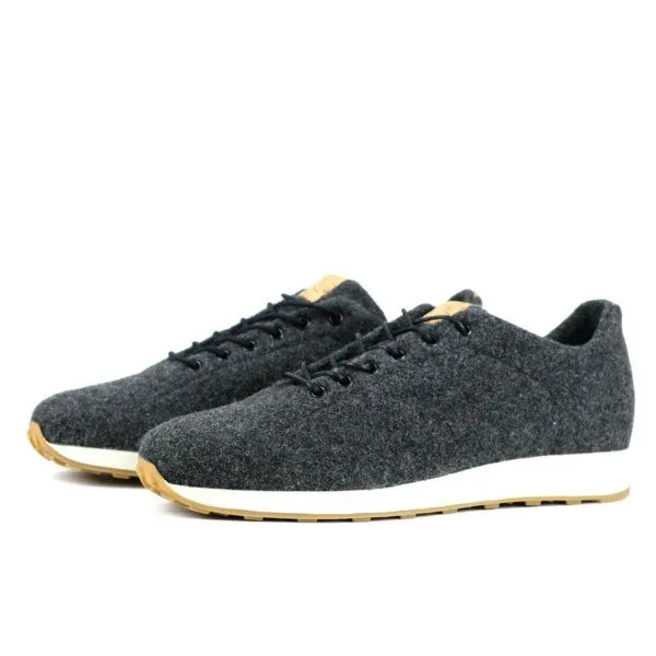 SORBAS SORBAS '45 Sneaker aus recycelter Merinowolle, Darkgrey (grau), – Produktbild 1 von 4