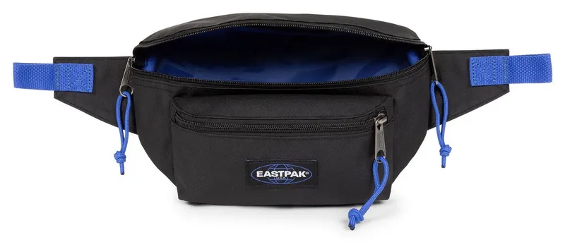 Eastpak Eastpak Bauchtasche DOGGY BAG, Gürteltasche, Minibag mit Logo-Aufnäher, Blau|schwarz, – Produktbild 1 von 2