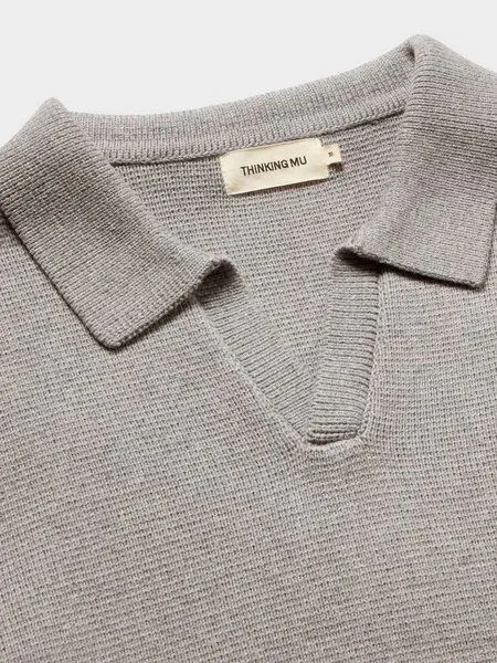 thinking mu thinking mu Strickpullover Aritz, Grey (grau), – Produktbild 3 von 3
