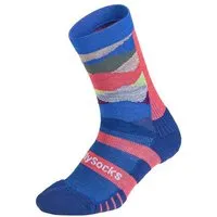DillySocks DillySocks Sportsocken „Active Merino“, Blau,orange, – Produktbild 1 von 1