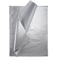 Fines Papeterie Fines Papeterie 50 Bögen Seidenpapier * in vielen Farben * zum Verpacken, Basteln, Einwickeln, Silber, – Produktbild 1 von 1