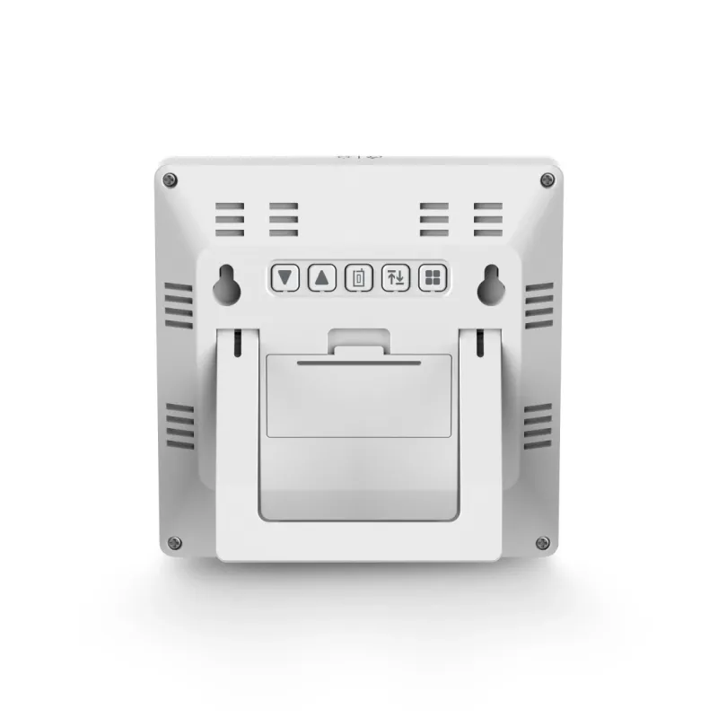 Hama Hama Wetterstation "Palawan", mit Außensensor, Funk, Wecker, Thermo/Hygro, Weiß – Produktbild 2 von 3