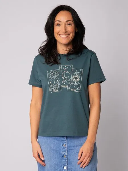 watapparel watapparel T-Shirt Frauen Tarot Set, Stargazer, – Produktbild 1 von 3