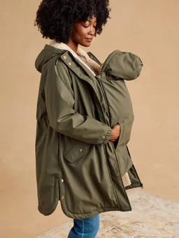 Envie De Fraise Lange Regenjacke mit Babyeinsatz für Schwangerschaft und Stillzeit ENVIE DE FRAISE – Produktbild 1 von 1