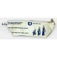 REFISHED fair fashion REFISHED fair fashion Penal 'PENCIL CASE' - upcycelte Fischfuttersäcke, #cement beige-blau, – Produktbild 1 von 1