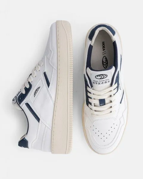 MoEa MoEa Sneakers Origin - White & Blue - Mushroom, Blue, – Produktbild 2 von 4