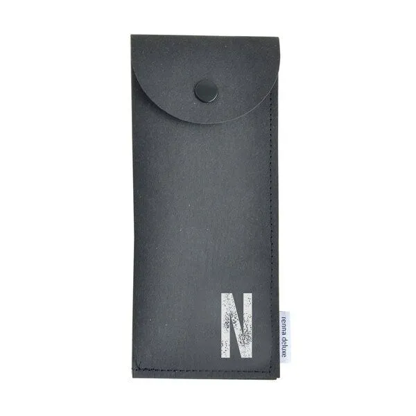 renna deluxe renna deluxe Stifteetui mit Monogramm, vegan, Schwarz, – Produktbild 1 von 4