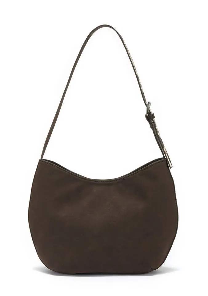 French Connection French Connection Schultertasche Henkeltasche, Handtasche, Shopper, Damentasche, mit modischen Animal-Details VEGAN, Braun, – Produktbild 2 von 4