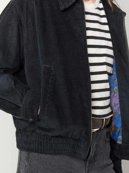 Yahmo Yahmo Silke Bomberjacke, Schwarz, – Produktbild 4 von 4