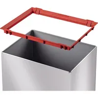 Hailo Hailo Abfalleimer "Big-Box Swing XL" 52 l, silber – Produktbild 3 von 3