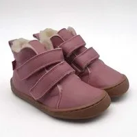 Pololo Pololo Barfuß Winterstiefel aus pflanzlich gegerbtem Leder, unisex, Gr. 22-34, Rosé, – Produktbild 1 von 1