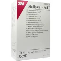Solventum Germany MEDIPORE Plus Pad 3569E steriler Wundverband 25 St Verband – Produktbild 1 von 1