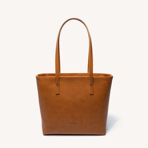 GUTWERK GUTWERK PURE Tote Bag, Cognac (braun), – Produktbild 1 von 4