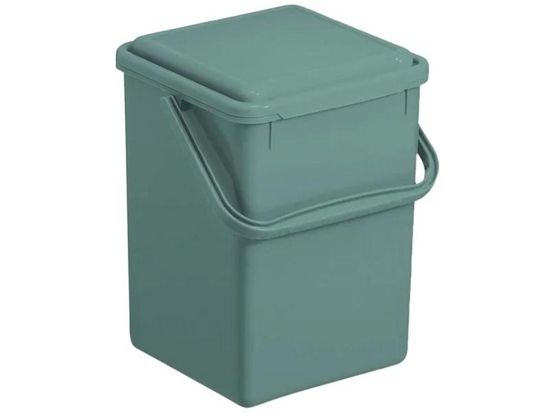 rotho rotho Komposteimer "BIO" aus Recyclingkunststoff, 9 l, misteltoe green – Produktbild 1 von 1