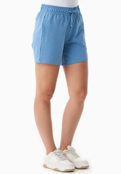 ORGANICATION ORGANICATION SABBRINA | Leichte Sweatshorts aus Bio-Baumwolle, Blue fog, – Produktbild 2 von 4
