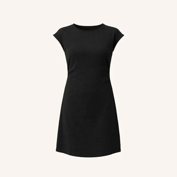NORDLICHT NORDLICHT Musselin Kleid Jule, Schwarz, – Produktbild 1 von 4