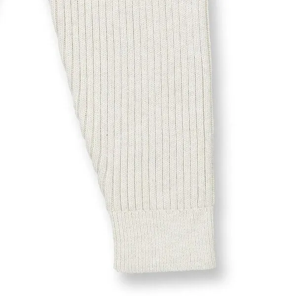 Sense Organics Sense Organics Babyleggings aus Strick, Modell YUMA, Cremeweiß melange, – Produktbild 3 von 3