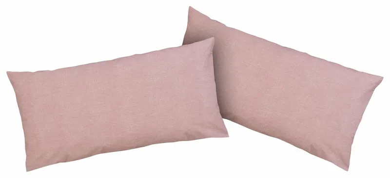 OTTO home Kissenbezüge Melli, 2er-Set, feine Leinen-Optik, Baumwolle, ohne Füllung, (2 Stück), mit Knöpfen, 100% Baumwolle, hautfreundlich, Rosa, – Produktbild 2 von 6
