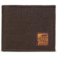 Gary Mash GARY MASH Geldbörse aus Piñatex® Ananasleder und Kork, Dunkelbraun, – Produktbild 1 von 1
