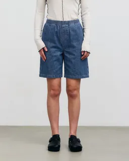 Rotholz Rotholz Damen vegan Shorts Denim Weit Blau – Produktbild 1 von 1