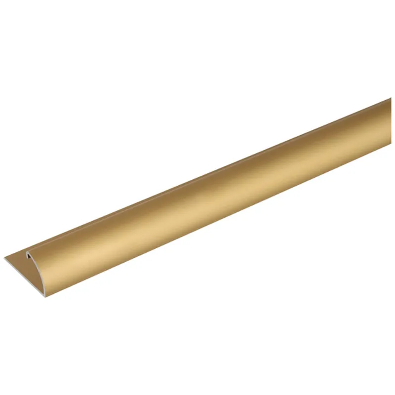 Alberts Alberts Abschlussprofil, Alu gold elox., LxBxHxlichte H 1000x25x13x9mm – Produktbild 1 von 1