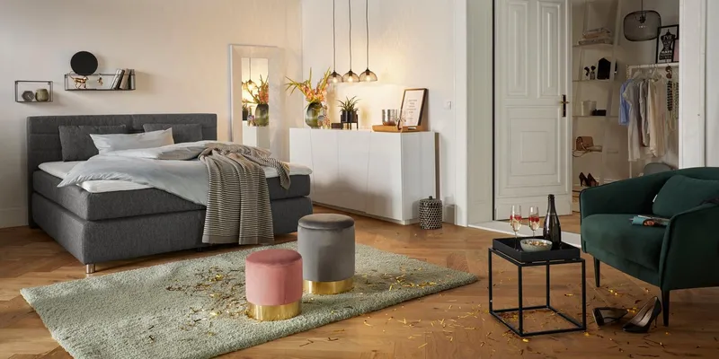 Home affaire Sideboard Vega, Kommode mit 4 Türen, Breite 200 cm, Weiß, – Produktbild 5 von 5