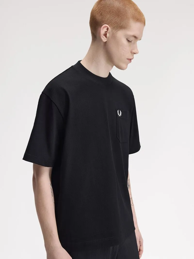 Fred Perry Fred Perry T-Shirt Schwarz - Größe L, Schwarz, – Produktbild 4 von 5