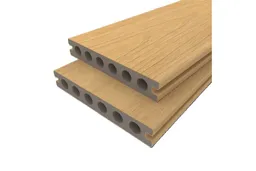 woodstore24 WPC Terrassendiele, coextrudiert, Multicolor, Hohlkammerdiele, Farbe: Red Cedar, 23 x 138 mm Länge  4 m – Produktbild 1 von 1