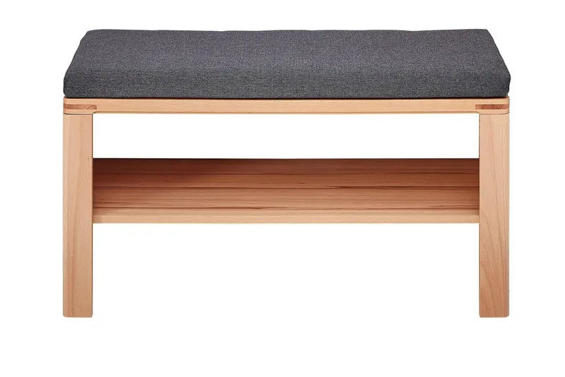Innostyle Schuhbank inkl. Kissen, 1 Boden, FSC Kernbuche teilmassiv - 90x48x40cm (B/H/T) – Produktbild 3 von 5