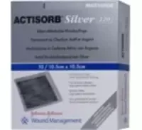 Solventum Germany ACTISORB 220 Silver 10,5x10,5 cm steril Kompressen 10 St Kompressen – Produktbild 1 von 1