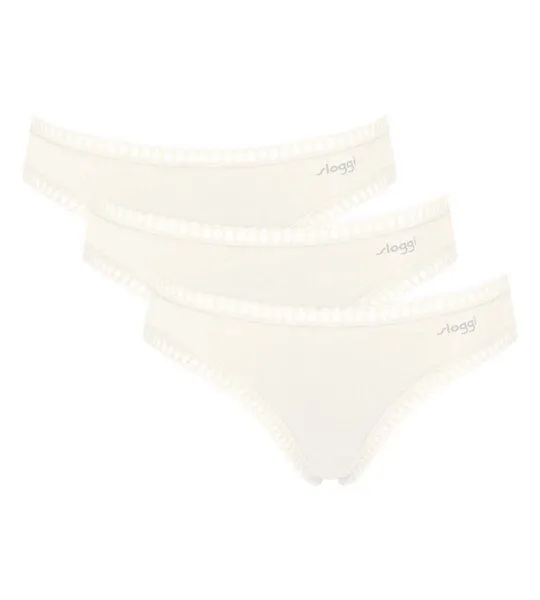 Sloggi Sloggi 3er Pack GO Crush Mini-Slip Bio-Baumwolle, Weiss, – Produktbild 1 von 3