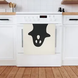 PepMelon Ghost Gruseliges Halloween Geschirrtuch aus Bio-Baumwolle, 50 x 70 cm – Produktbild 1 von 1