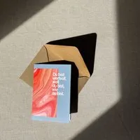embrace cards embrace cards Empathische Wertschätzungskarte z.B. als Geburtstagskarte – Produktbild 1 von 1