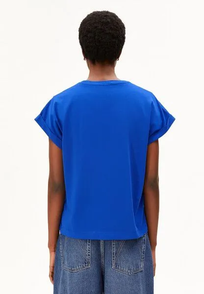 ARMEDANGELS ARMEDANGELS IDAARA Damen T-Shirt aus 100% Bio-Baumwolle, Dynamo blue, – Produktbild 2 von 4