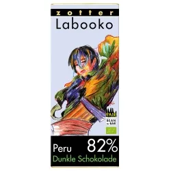 Zotter Bitterschokolade mit 82% Kakao aus Peru – Produktbild 1 von 1