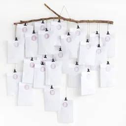 renna deluxe renna deluxe DIY Adventskalender in Rosa zum Befüllen – Produktbild 1 von 1