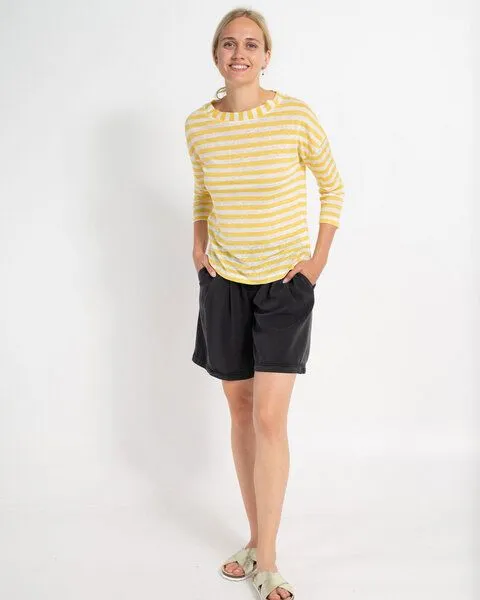 Alma & Lovis Alma & Lovis Shorts aus Tencel | Tencel Shorty, Schwarz, – Produktbild 4 von 4