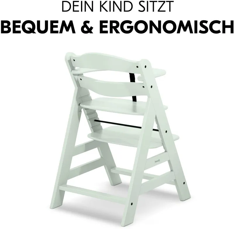 Hauck Hauck Hochstuhl Alpha+, Grün, – Produktbild 3 von 8