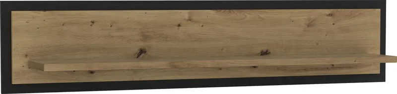 FORTE Wandregal Trondheim, Breite 140 cm, Braun, – Produktbild 2 von 5