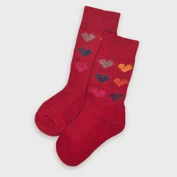 hirsch natur hirsch natur Herz Kindersocken bio Schurwolle – Produktbild 1 von 1
